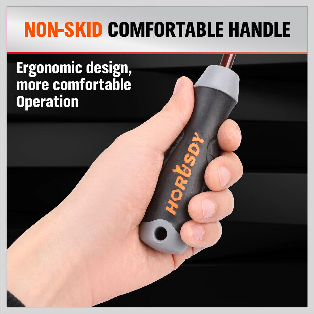 Premium Magnetic Torx Screwdriver Set - Tamper Proof Star Key, S2 Steel, comfortable grip, organized storage in cloth bag.