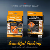 Durable 90° Right Angle Corner Clamp - Cast Alloy Body, Single Handle Design, Suitable for Woodworking and Welding Projects