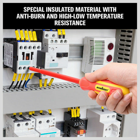 6pc Insulated Screwdriver Set with Magnetic Tips and VDE 1000V Rating