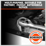 Close-Up of 72-Tooth Gear on Quick-Release Ratchet Wrench Handle