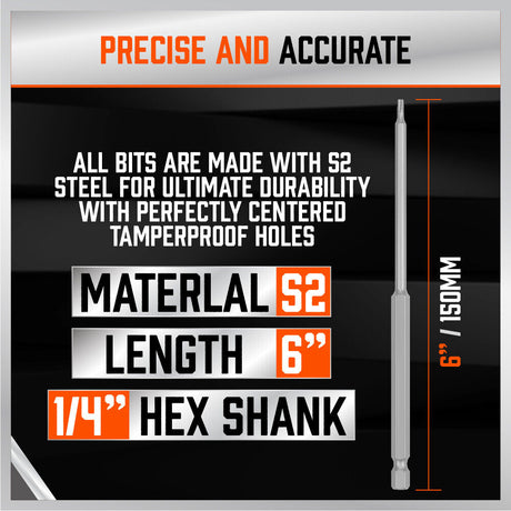 Comprehensive 32-Piece Screwdriver Bit Set with Extended Reach for Power Tools