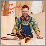 2-Pack HORUSDY 12-inch Woodworking Bar Clamps with Quick Clamp and Spreader Function, 300Lbs Load Capacity