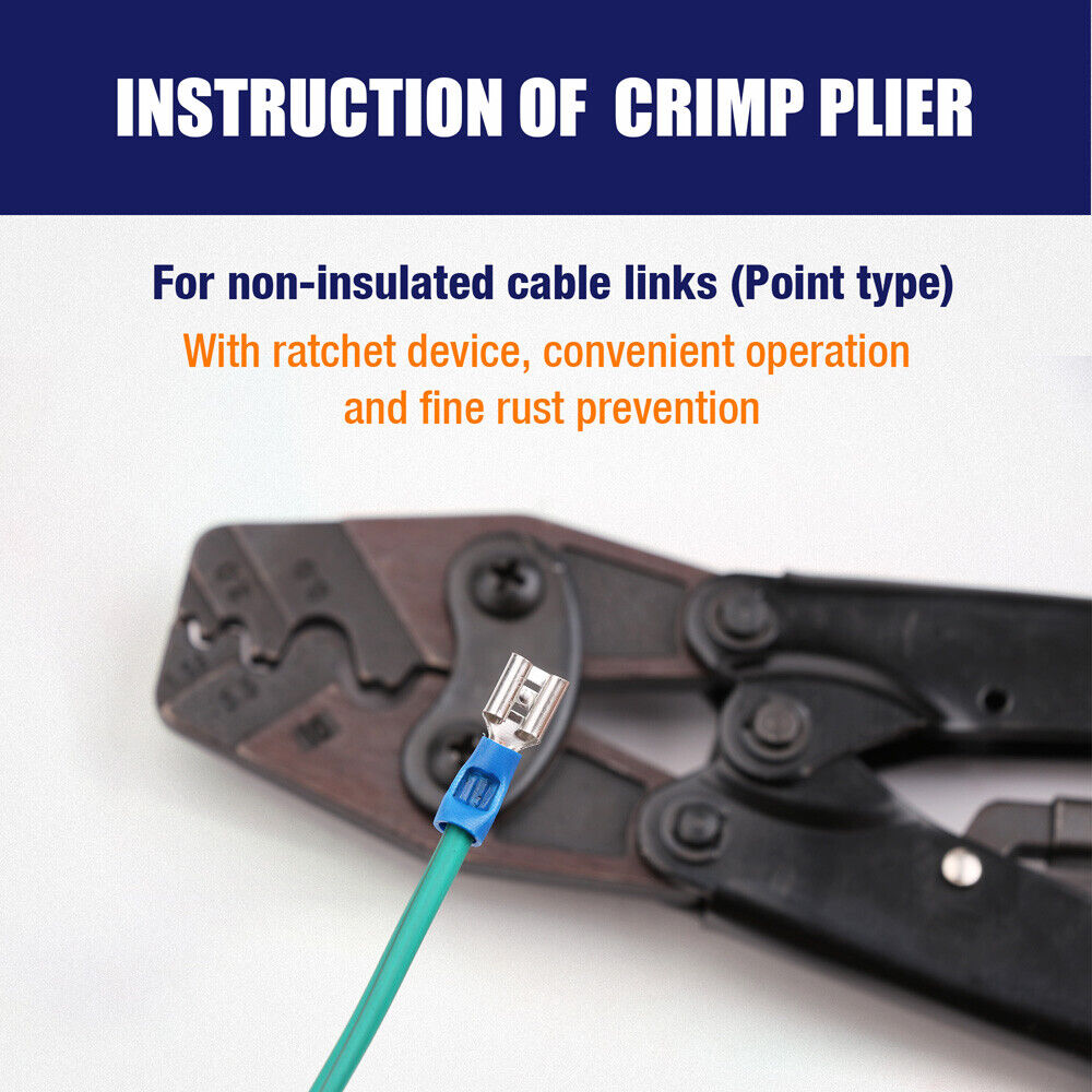 Precision Crimping Tool Head for Secure Anderson Plug Terminal Connections