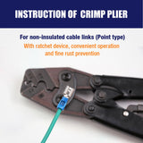Precision Crimping Tool Head for Secure Anderson Plug Terminal Connections