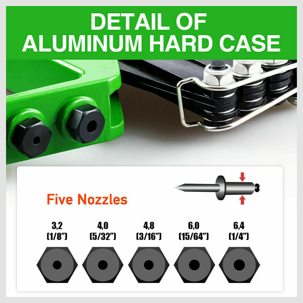 HeavyDuty Folding Pop Rivet Gun Lazy Tong Riveting Tool Scissor R