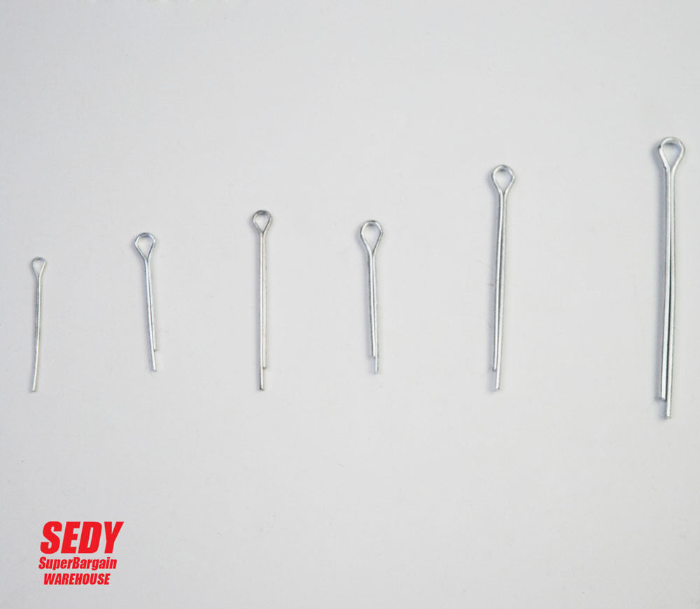 Extensive 555-Piece Cotter Pin Assortment Kit with Various Sizes - Ideal for Securing Mechanisms in Handy Storage Case