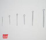 Extensive 555-Piece Cotter Pin Assortment Kit with Various Sizes - Ideal for Securing Mechanisms in Handy Storage Case