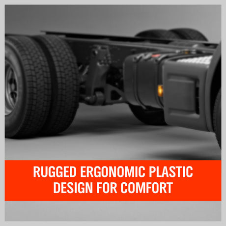 Durable 40-Inch Garage Creeper Mechanic Trolley, featuring Six 3-inch Swivel Wheels, High-Impact Molded Plastic, Cushioned Headrest, and Tool Storage Trays, capable of supporting up to 120KG