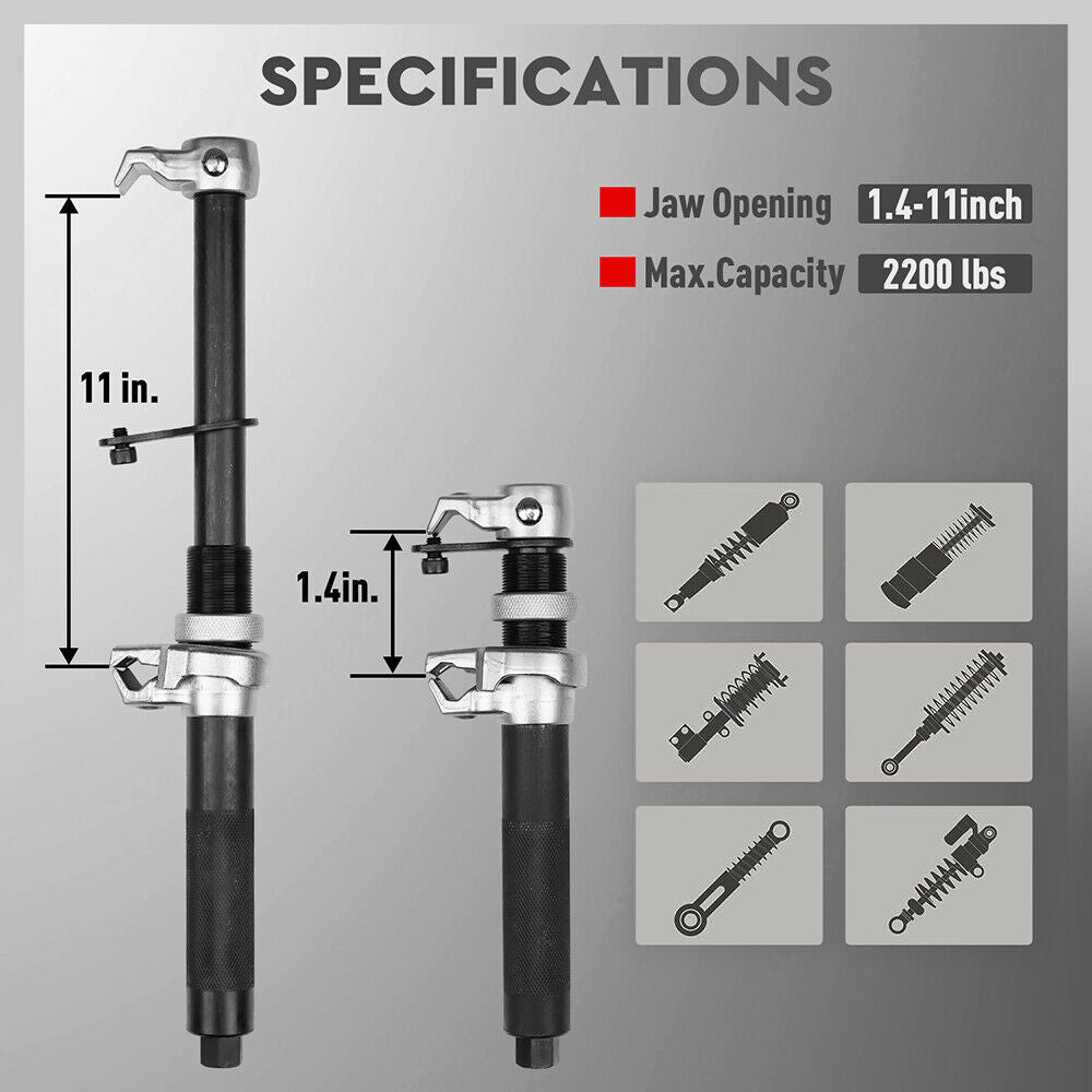 Heavy-Duty SEDY Coil Spring Compressor Set for Automotive Suspension Repairs