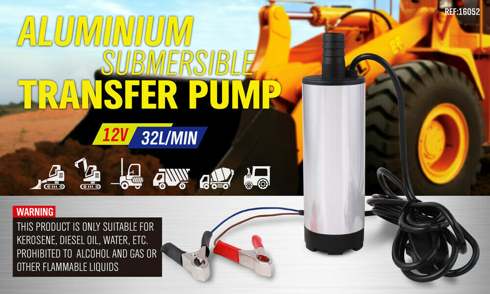 High-Efficiency 12V Aluminium Submersible Transfer Pump for Rapid Fueling and Water Transfer