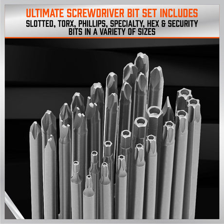 Comprehensive 32-Piece Screwdriver Bit Set with Extended Reach for Power Tools