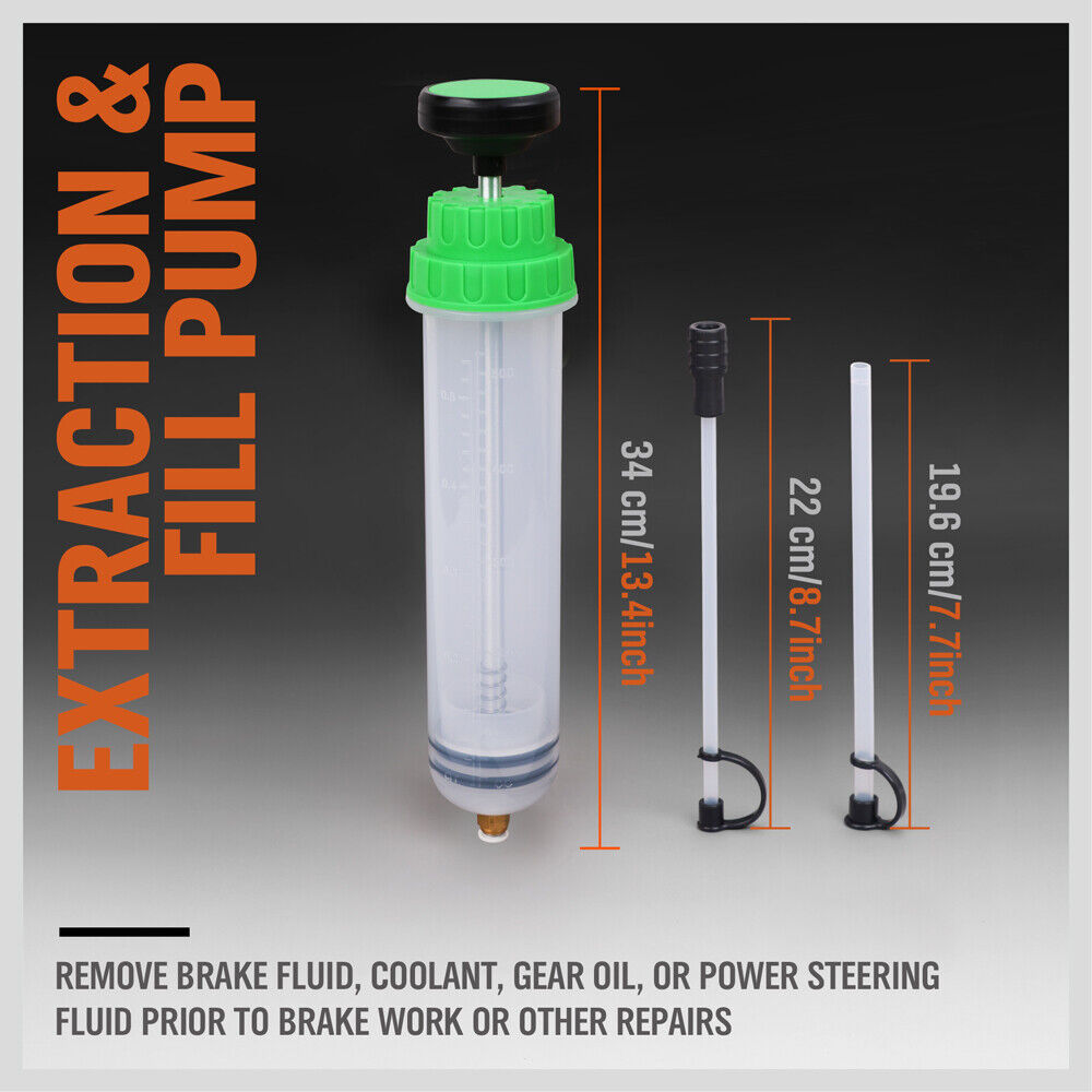 500cc Reliable Manual Fluid Extractor Pump - Versatile, durable, and safe for extracting and transferring fluids.