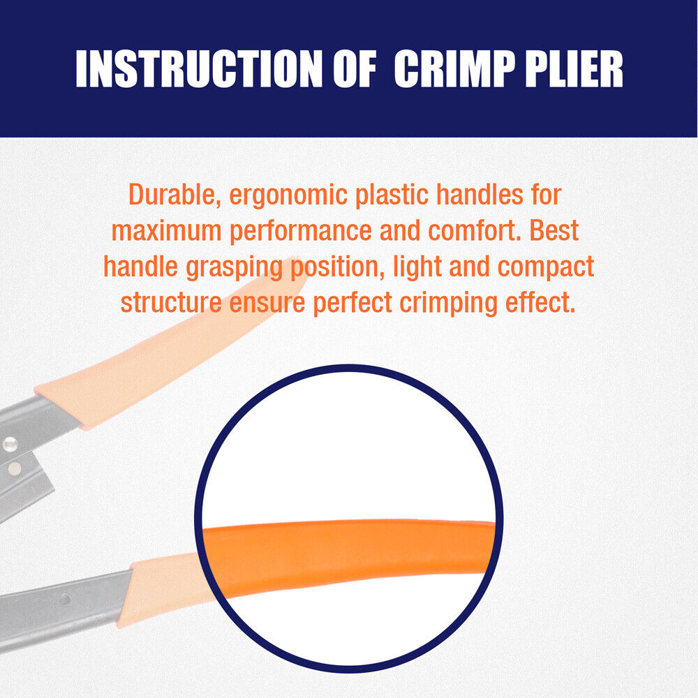 Precision Crimping Tool Head for Secure Anderson Plug Terminal Connections