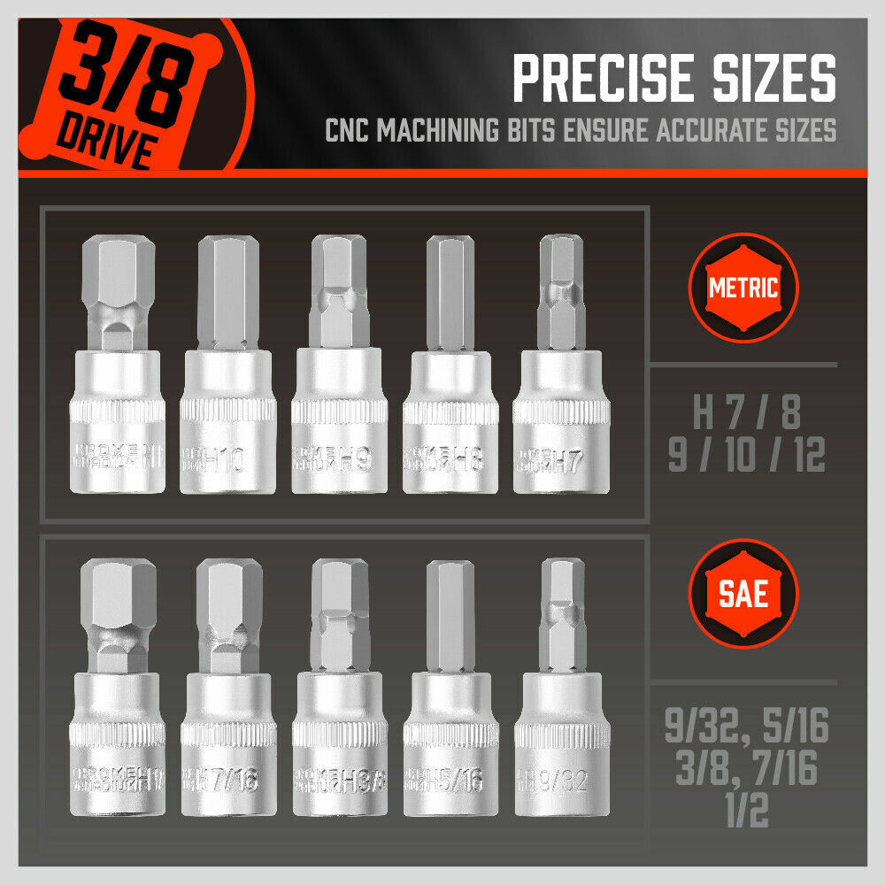 36-Piece Hex Bit Socket Set with S2 Steel Bits. Premium materials. Rugged strength. Versatile and organized. Ideal for repairs.