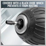 HORUSDY 20-Piece Torx Bit Star Screwdriver Set, Impact-Resistant Hex Shank Design with Durable S2 Alloy Steel Bits, Including Tamper-Resistant Star, Phillips, and Slotted Bits