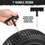 Tyre Repair Kit with Tools and Instructions