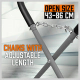 Versatile Adjustable Auto Panel Stand - Ideal for Car Repairs, Features Powdercoated Steel Frame and Padded Foam Top