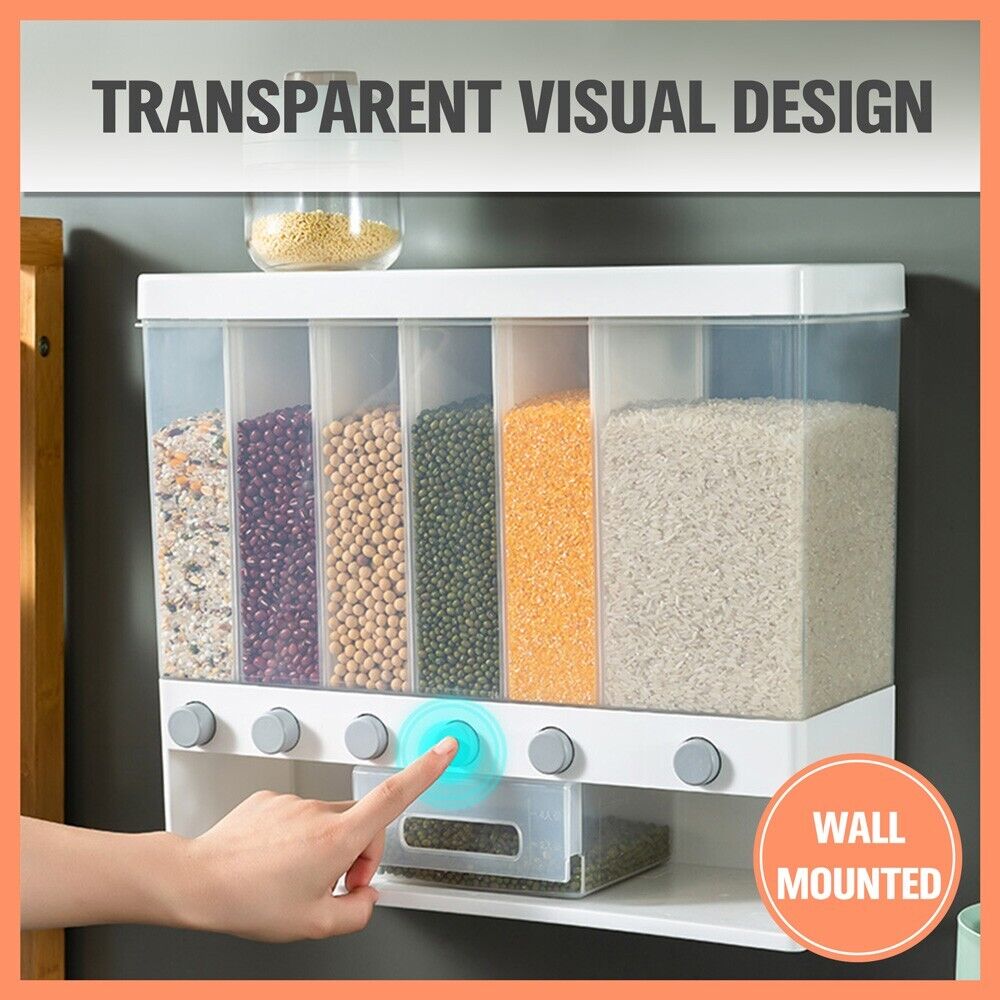 Rice Cereal Dispenser with Measuring Cup