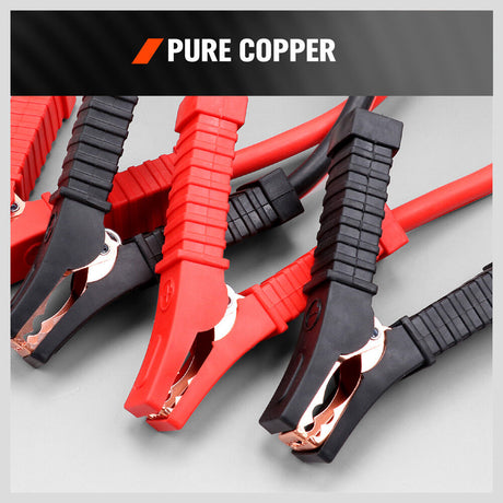 Reliable 1200A Jumper Leads with Surge Protection and Intelli-Check for 4-8-cylinder vehicles.