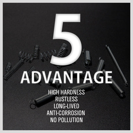 HORUSDY 200-Piece Spring Kit, Diverse Compression and Extension Springs, in Organized Case, for Bicycles, Locks, Automotive and More