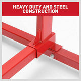 Industrial 1000lb Engine Stand with Adjustable Mounting Head and Durable Square Tube Frame
