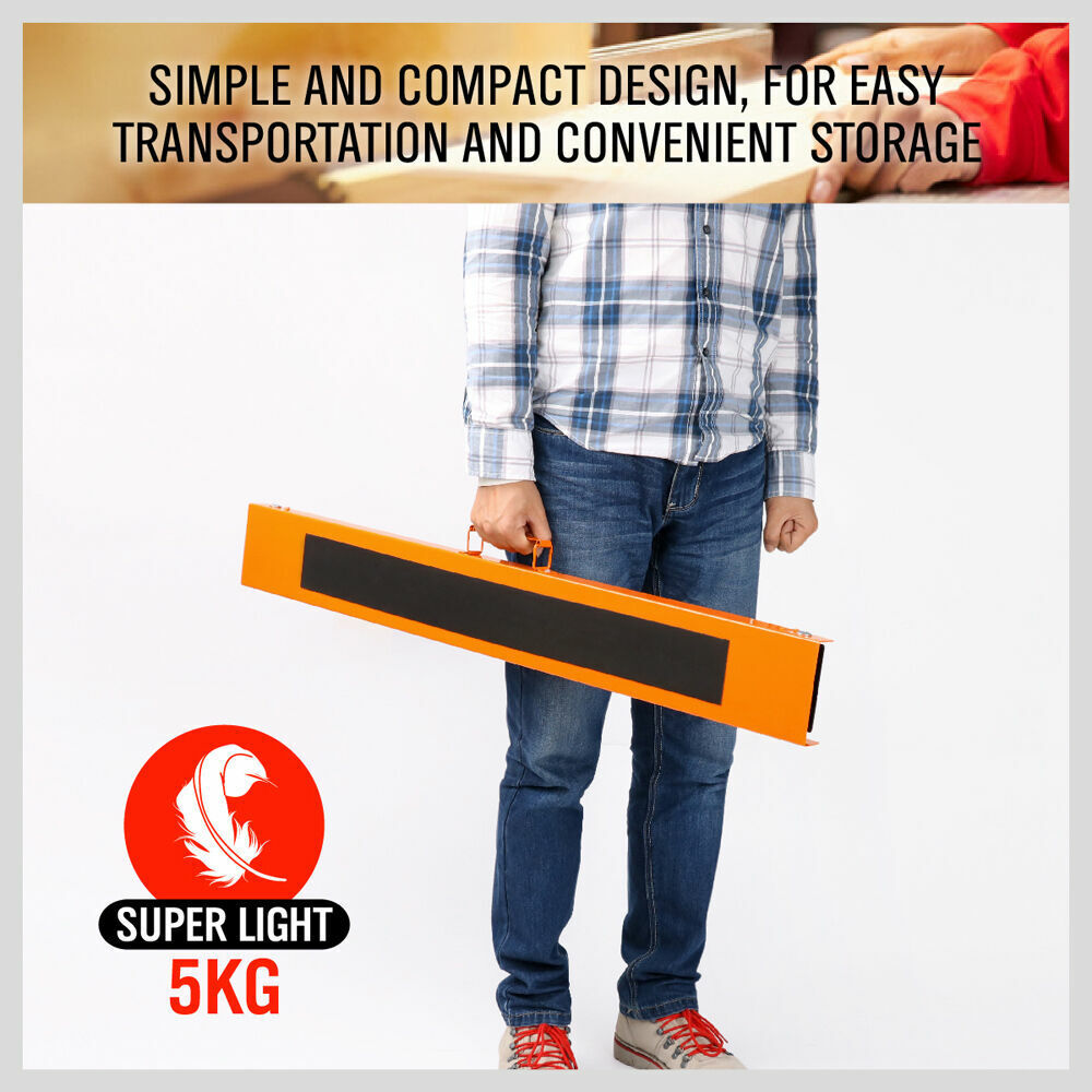 Mastercraft 2-Pack Folding Metal Sawhorse with Non-Slip Surface, 120KG Load