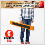 Mastercraft 2-Pack Folding Metal Sawhorse with Non-Slip Surface, 120KG Load