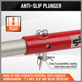 HORUSDY 2 Ton Trailer Hitch with Spring Buffer, 186cm Length, Sturdy and Safe Tow Bar for Versatile Vehicle Compatibility