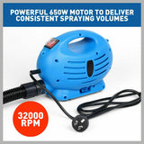 Electric Paint Sprayer Gun 650W with 800mL Container and 1.5m Flexible Hose, Ideal for DIY Projects