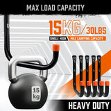 HORUSDY 6Pc Garage Storage Hooks Set - Durable Steel, Rust Resistant, 15Kg/30Lbs Capacity