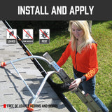 Set of 12/24 Heavy Duty 98x10cm Gutter Brushes for Effective Leaf and Debris Guarding in Roof Gutters