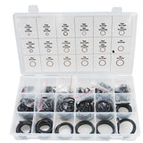 Durable 350-Piece Rubber O-Ring Seal Kit in 18 Sizes for Air Conditioning Systems