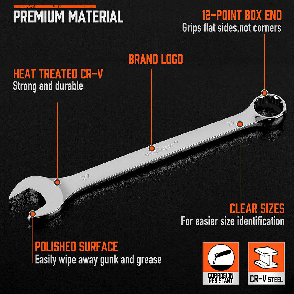 HORUSDY 6Pcs Extra Long Spanner Set