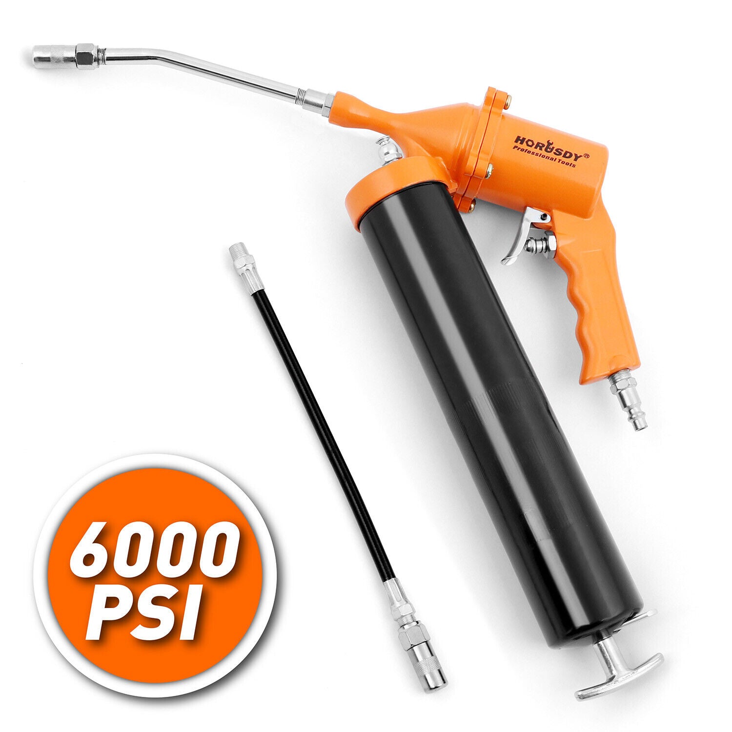 High-Precision 2400-6000 PSI Air Grease Gun for Automotive and Industrial Use