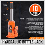 Heavy-Duty Hydraulic Bottle Jack - Versatile and reliable lifting power for various applications.