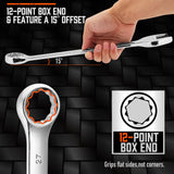 HORUSDY 6Pcs Extra Long Spanner Set