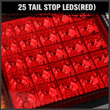 HORUSDY 75 LED 12V Tail Light Set, Universal Fit for Trailers, Trucks, and Caravans, ADR Certified