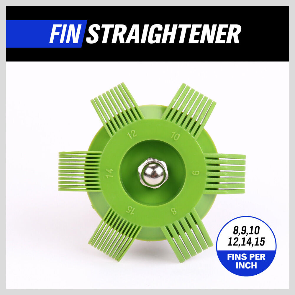 Multi-Use 6-in-1 Fin Comb Straightener Tool for HVAC, Automotive A/C, Radiators - Effective for 8-15mm Fins