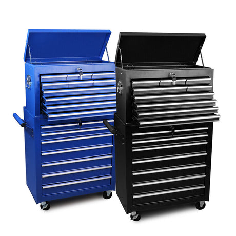 Tool Box Chest Cabinet Trolley - High-quality steel construction, ample storage, secure locks, easy mobility.