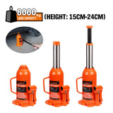 HORUSDY 8-Ton Hydraulic Bottle Jack, Steel Lifting Saddle, 228cm-458cm Height, AS/NZS 2693:2007 Compliant, for Secure Heavy-Duty Lifting