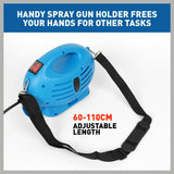 Electric Paint Sprayer Gun 650W with 800mL Container and 1.5m Flexible Hose, Ideal for DIY Projects