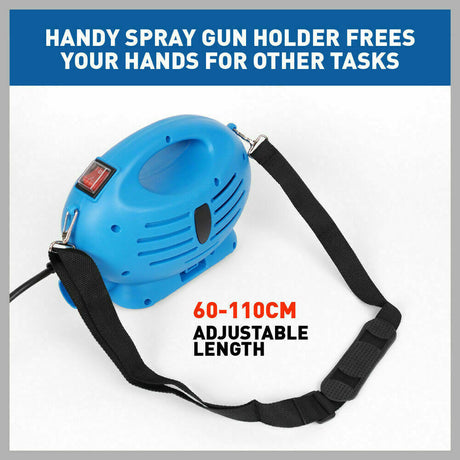 Electric Paint Sprayer Gun 650W with 800mL Container and 1.5m Flexible Hose, Ideal for DIY Projects