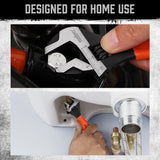 HORUSDY Adjustable Wrench Set with 6 and 10 Inch Spanners, Chrome Vanadium Steel, Black Oxide Finish, Precision Jaw Adjustment, and Comfort Grip