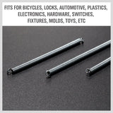 HORUSDY 200-Piece Spring Kit, Diverse Compression and Extension Springs, in Organized Case, for Bicycles, Locks, Automotive and More