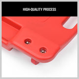 Durable 40-Inch Garage Creeper Mechanic Trolley, featuring Six 3-inch Swivel Wheels, High-Impact Molded Plastic, Cushioned Headrest, and Tool Storage Trays, capable of supporting up to 120KG