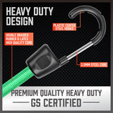 Premium 30-Piece Bungee Cords Awning Tarp Clips Set - Durable, Elastic, and Versatile Tie Down Kit for Tents, Tarps, Canopies, and more