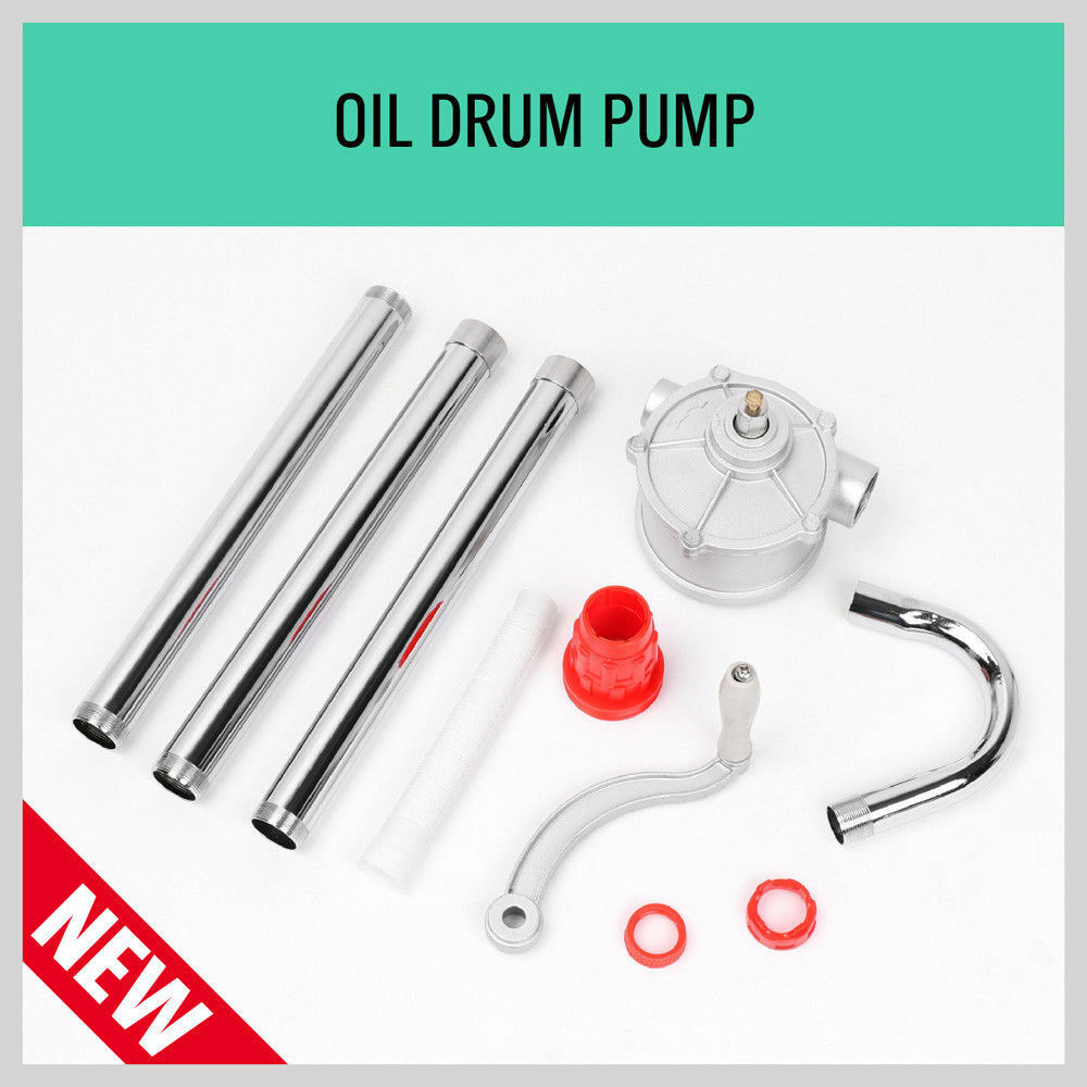 Efficient Aluminium Rotary Drum Pump - Ideal for Diesel, Fuel, Kero Oil, and Petrol, 44 Gallon Capacity, Easy Operation