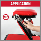 Versatile 8-Inch Auto Grip Universal Wrench - Adjustable for Inch and Metric Fasteners, Features 3 Ratcheting Steel Cams