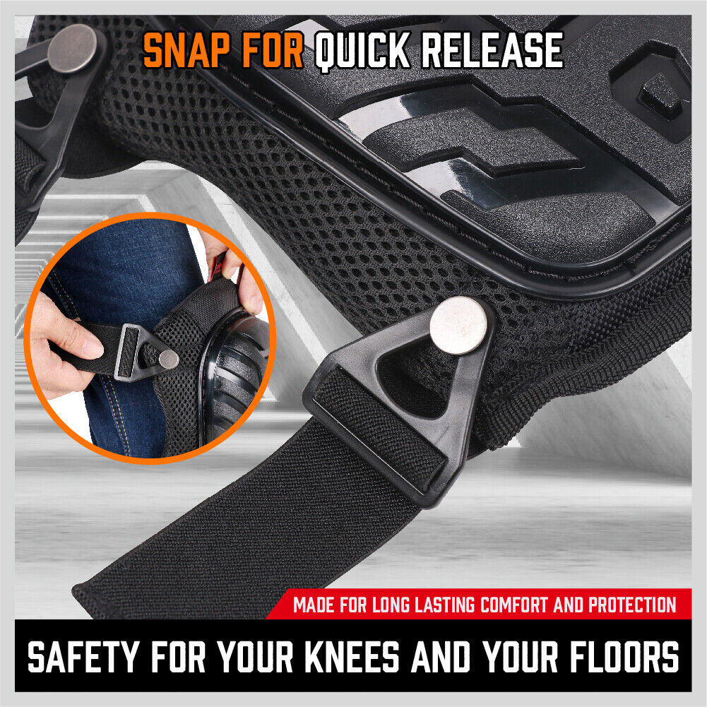 Knee pads with gel cushion and foam padding