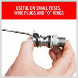 Durable 4-Piece Pick and Hook Tool Set with Ergonomic Non-Slip Rubber Handles for Precision Work